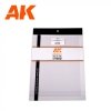 AK Interactive AK6582 WATER SHEET TRANSPARENT FINE WATER 245 X 195MM / 9.64 X 7.68 “ – TEXTURED ACRYLIC SHEET – 1 UNIT 